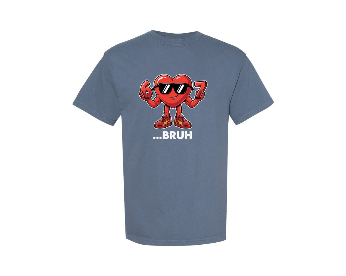 brand:Comfort Colors|color:Blue Jean|Gothic Crow Anti Valentine Tshirt 2 Graphic T-Shirt