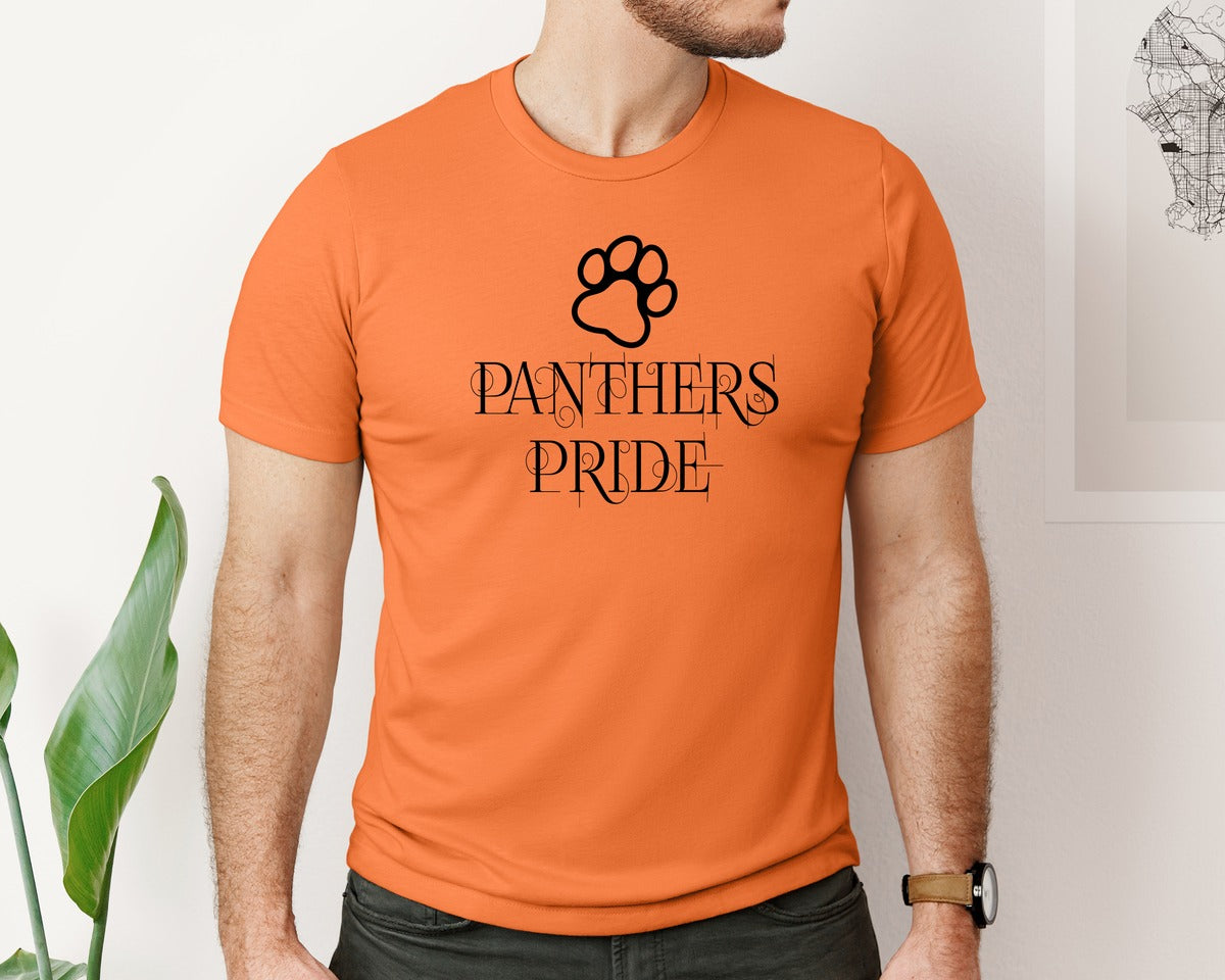 brand:Bella Canvas|color:Burnt Orange|Panthers Pride Vector Design For T Shirt Graphic T-Shirt