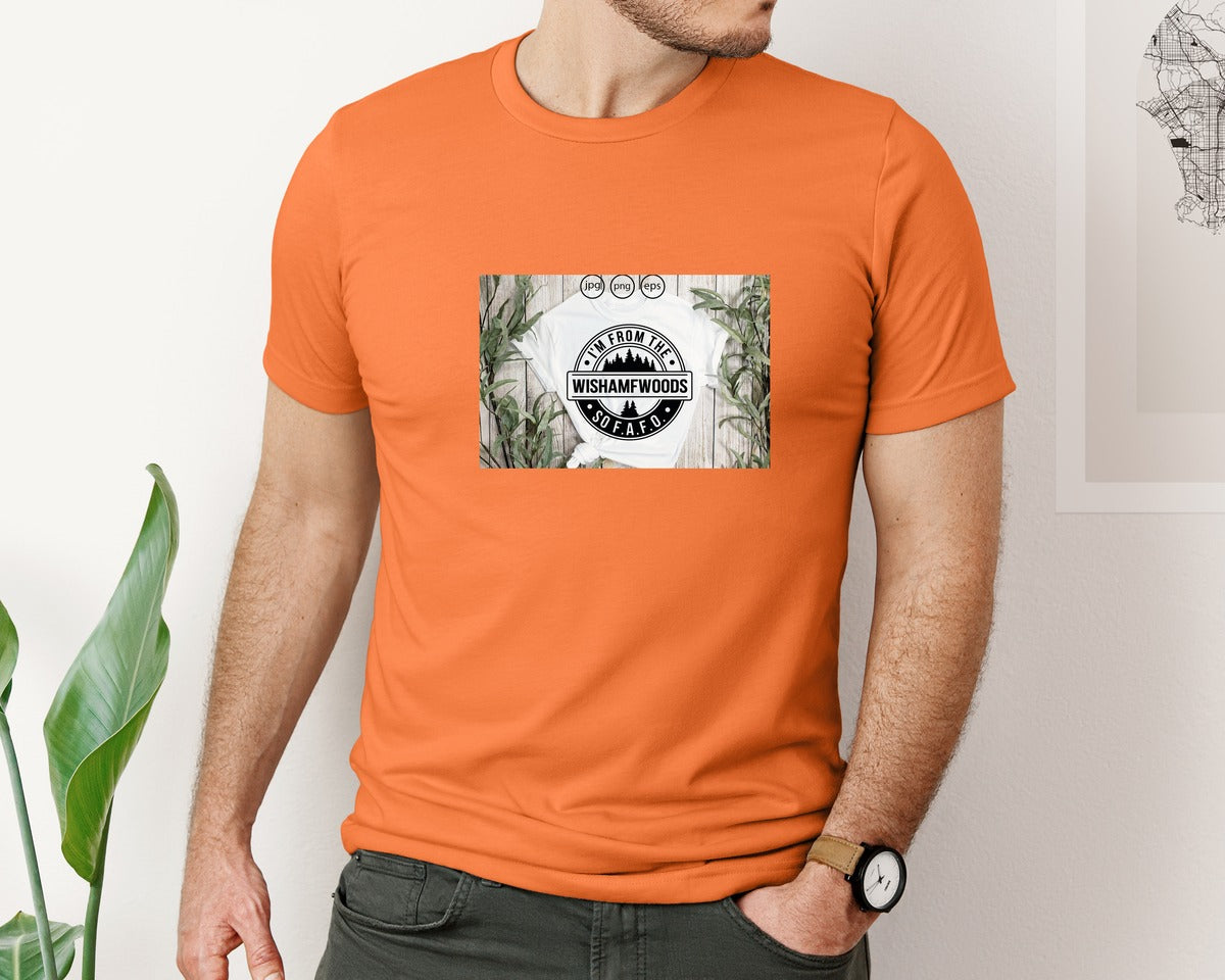brand:Bella Canvas|color:Burnt Orange|Im From The Wishamfwoods So Fafo 2 Graphic T-Shirt