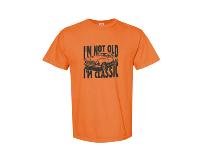 brand:Comfort Colors|color:Burnt Orange|Im Not Old Im Classic Vintage Car 3 Graphic T-Shirt
