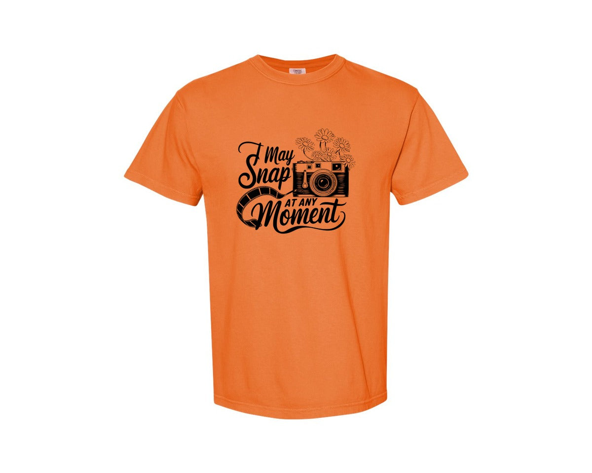 brand:Comfort Colors|color:Burnt Orange|I May Snap At Any Moment T Shirt Des Graphic T-Shirt