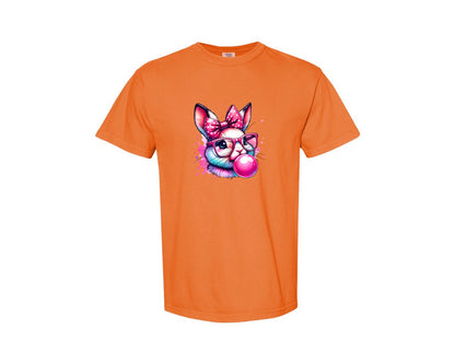brand:Comfort Colors|color:Burnt Orange|Hipster Bunny T Shirt Design Graphic T-Shirt