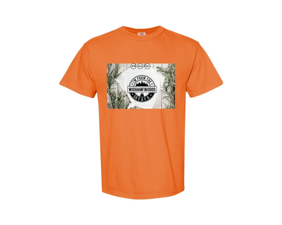brand:Comfort Colors|color:Burnt Orange|Im From The Wishamfwoods So Fafo 2 Graphic T-Shirt