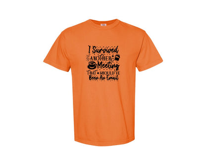 brand:Comfort Colors|color:Burnt Orange|Funny Office Coffee Mug 2 Graphic T-Shirt