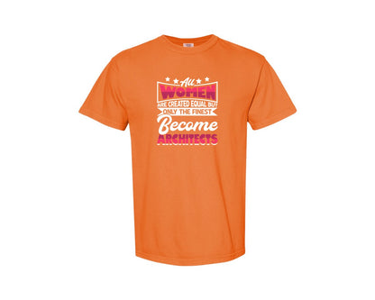 brand:Comfort Colors|color:Burnt Orange|Architect Architecture T Shirt Design 161 Graphic T-Shirt