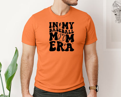 brand:Bella Canvas|color:Burnt Orange|Retro Sports Mom In My Mom Era Graphic T-Shirt