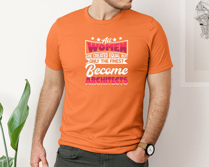 brand:Bella Canvas|color:Burnt Orange|Architect Architecture T Shirt Design 161 Graphic T-Shirt
