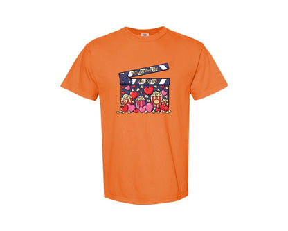 brand:Comfort Colors|color:Burnt Orange|Cute Valentine Lifestyle T Shirt Graphic T-Shirt