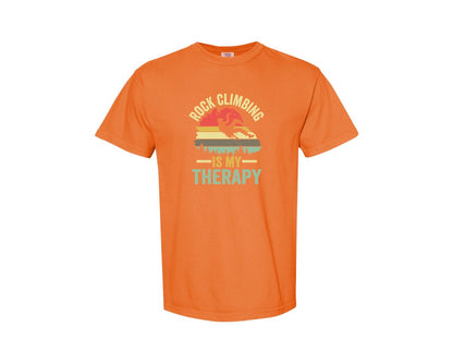 brand:Comfort Colors|color:Burnt Orange|Rock Climbing Graphic 2 Graphic T-Shirt