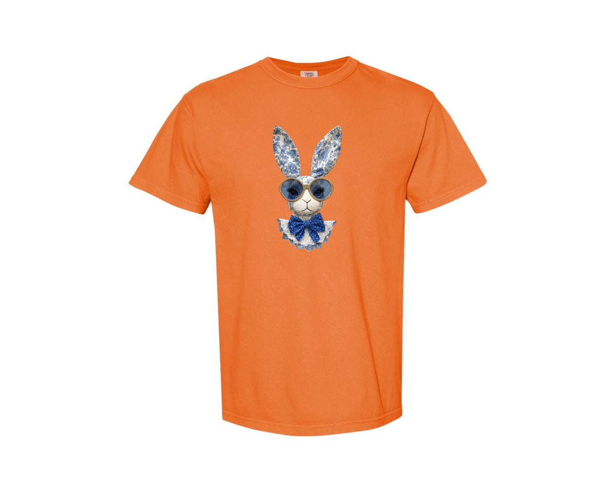 brand:Comfort Colors|color:Burnt Orange|Cute Bunny T Shirt Bunny 2 Graphic T-Shirt