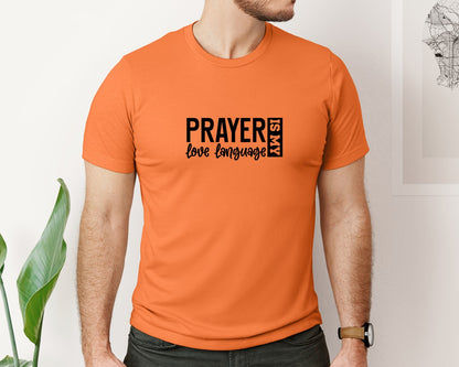 brand:Bella Canvas|color:Burnt Orange|Pray With Me Christian Front Back Graphic T-Shirt