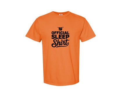 brand:Comfort Colors|color:Burnt Orange|Official Sleep Shirt T Shirt Graphic T-Shirt