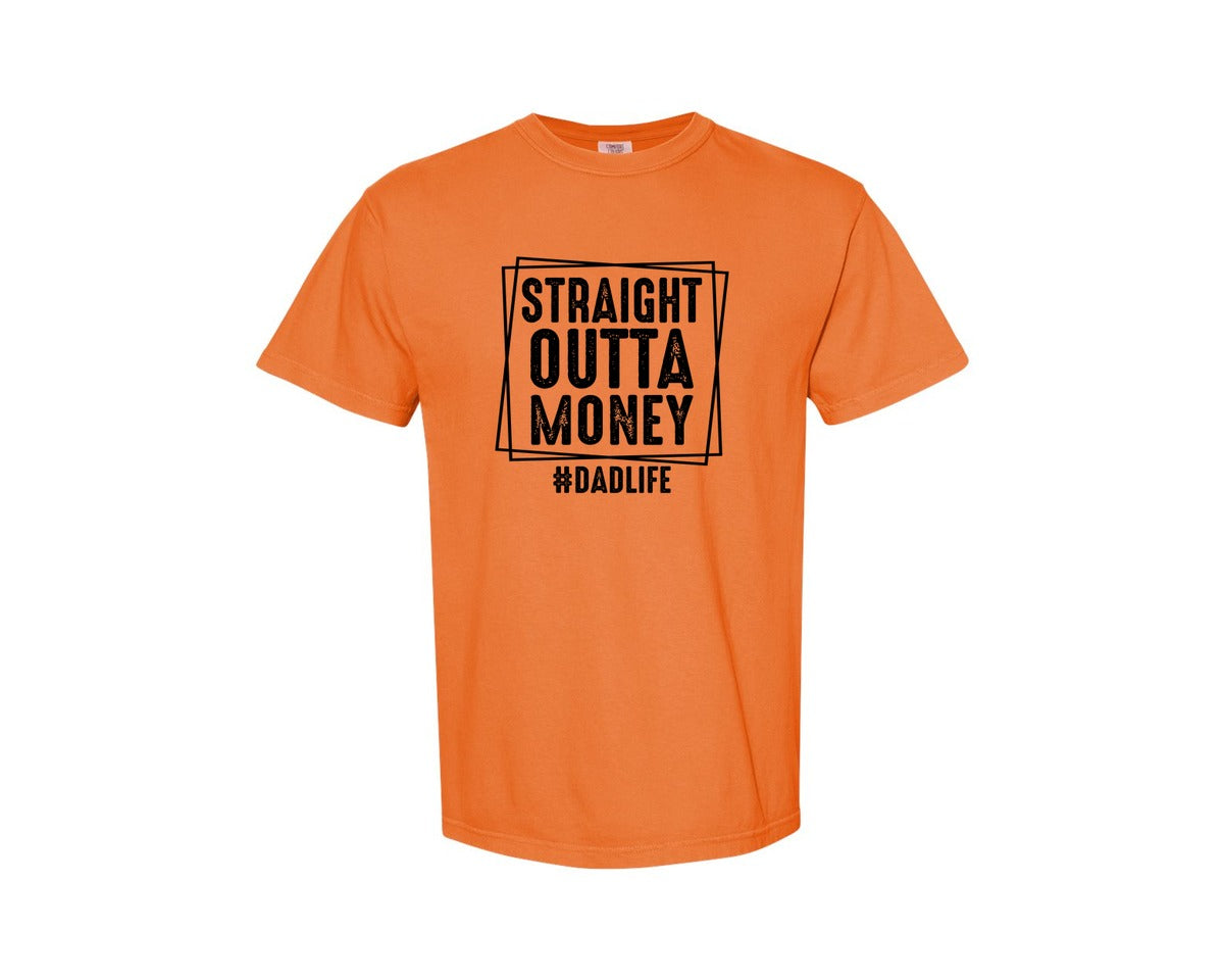 brand:Comfort Colors|color:Burnt Orange|Dad Fathers Day 5 Graphic T-Shirt