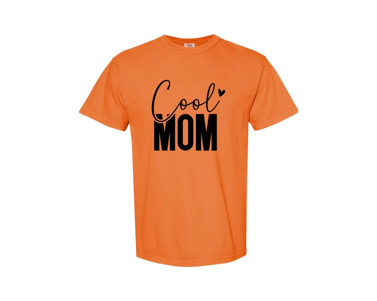 brand:Comfort Colors|color:Burnt Orange|Cool Mom Funny Mom Mama Graphic T-Shirt