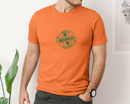 brand:Bella Canvas|color:Burnt Orange|St Patricks Day Quotes 18 Graphic T-Shirt