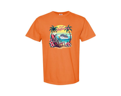 brand:Comfort Colors|color:Burnt Orange|Cruise Lets Get Shipfaced Graphic T-Shirt