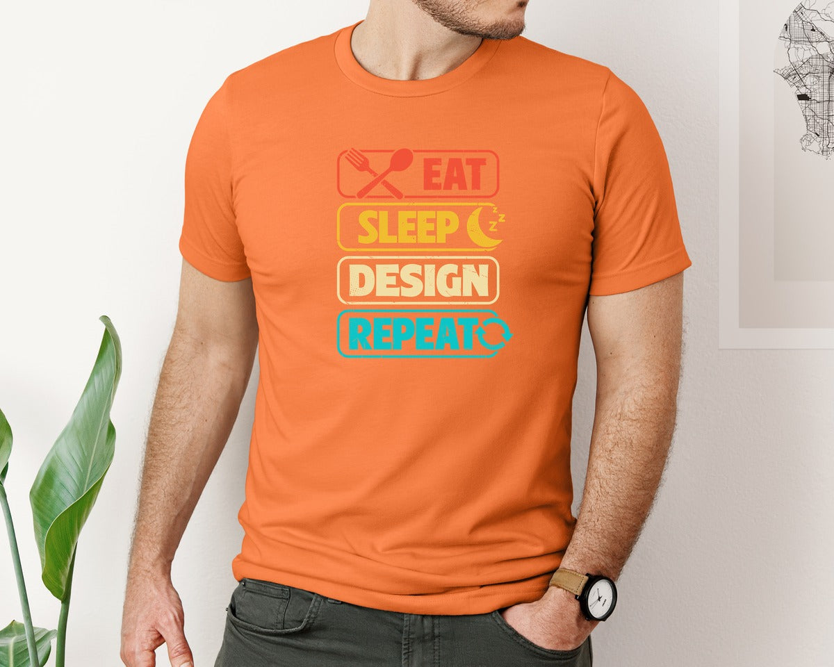 brand:Bella Canvas|color:Burnt Orange|Architect Architecture T Shirt Design 157 Graphic T-Shirt