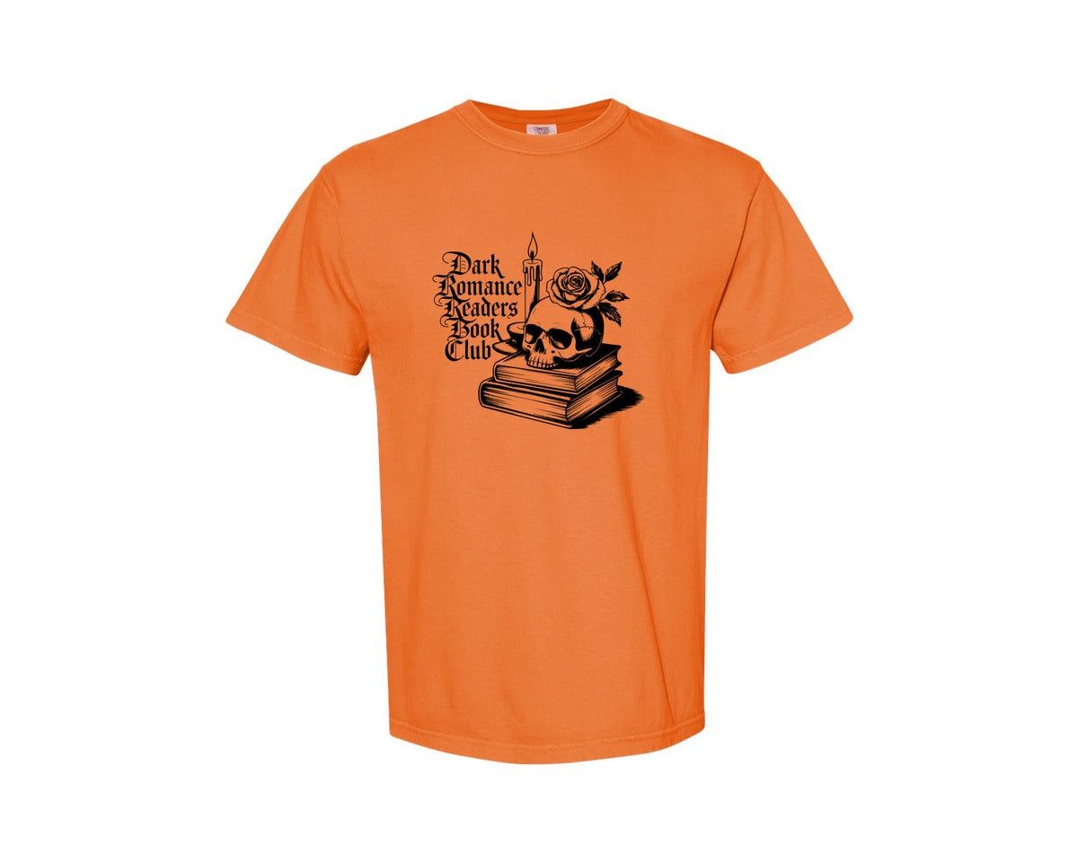 brand:Comfort Colors|color:Burnt Orange|Dark Romance Readers Book Club T Shi Graphic T-Shirt