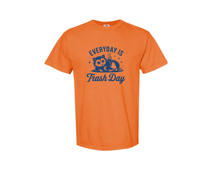brand:Comfort Colors|color:Burnt Orange|Everyday Is Trash Day Design Graphic T-Shirt