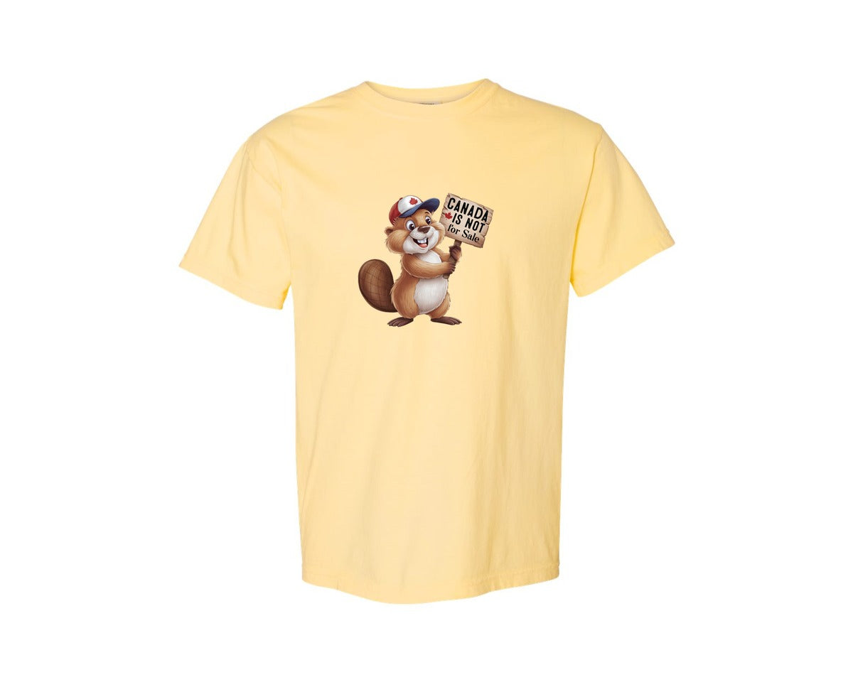 brand:Comfort Colors|color:Butter|Canada Is Not For Sale Maple Leaf 2 Graphic T-Shirt