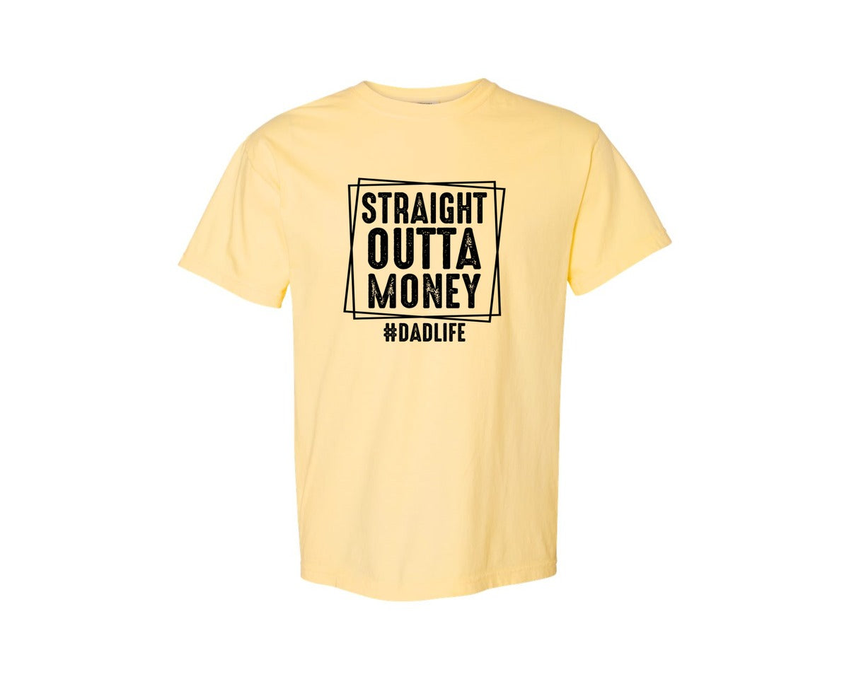 brand:Comfort Colors|color:Butter|Dad Fathers Day 5 Graphic T-Shirt