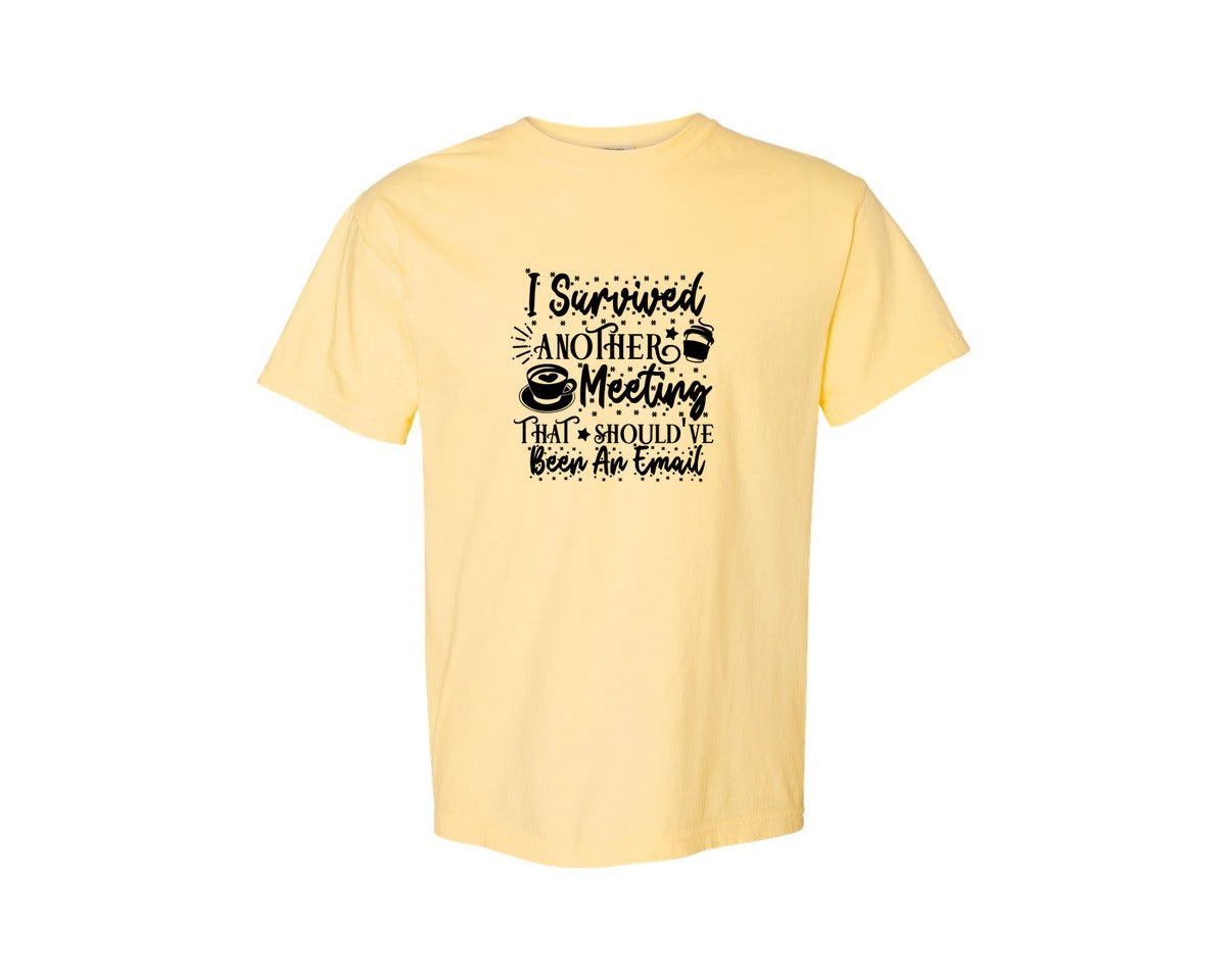 brand:Comfort Colors|color:Butter|Funny Office Coffee Mug 2 Graphic T-Shirt