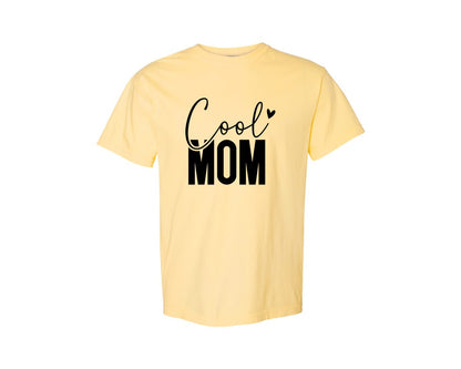 brand:Comfort Colors|color:Butter|Cool Mom Funny Mom Mama Graphic T-Shirt