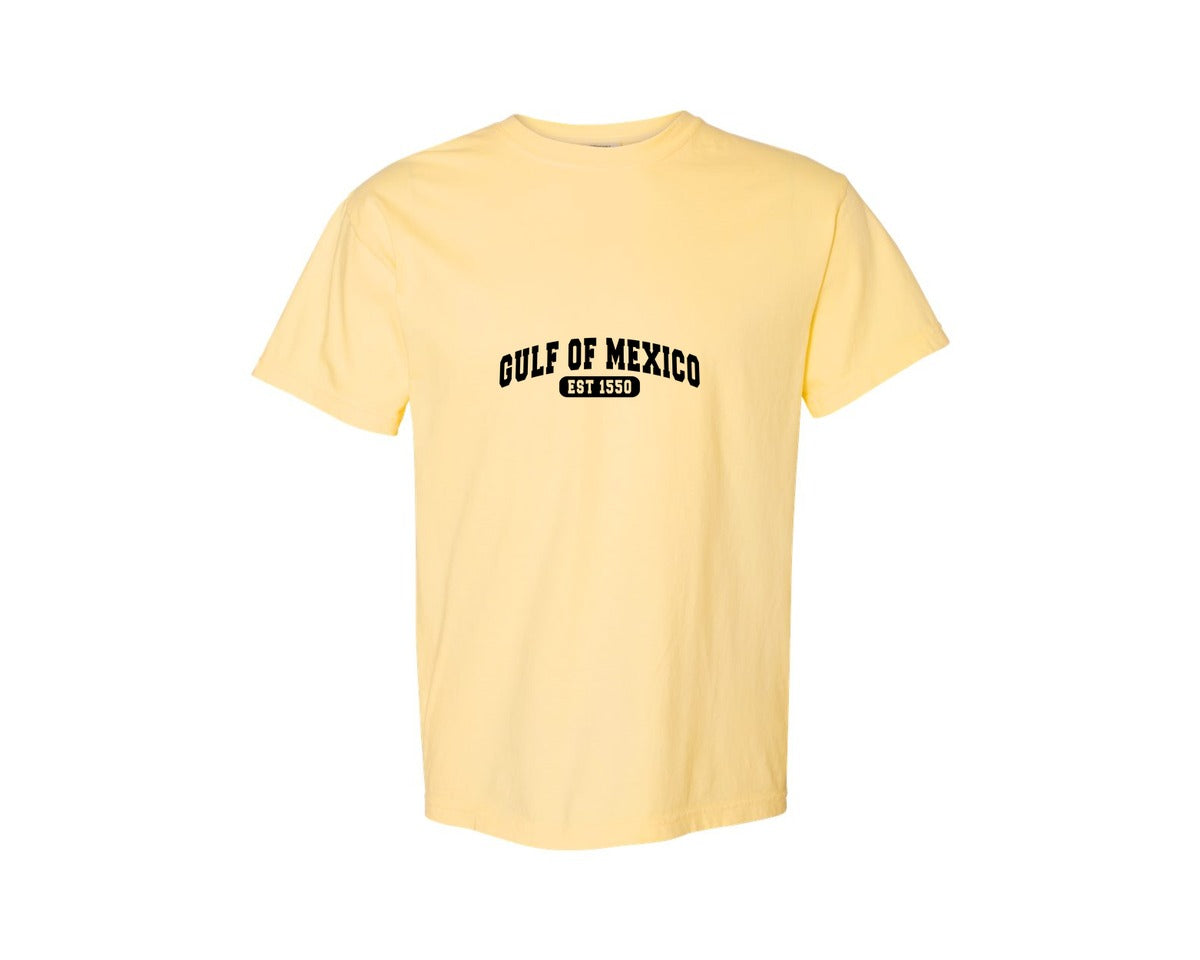 brand:Comfort Colors|color:Butter|Gulf Of Mexico T Shirt Gulf Of Mexico 2 Graphic T-Shirt