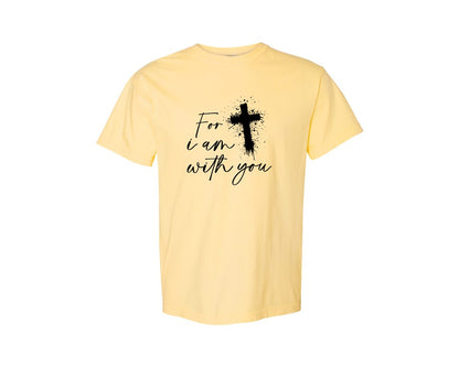 brand:Comfort Colors|color:Butter|Fear Not Christianity Bible Graphic T-Shirt