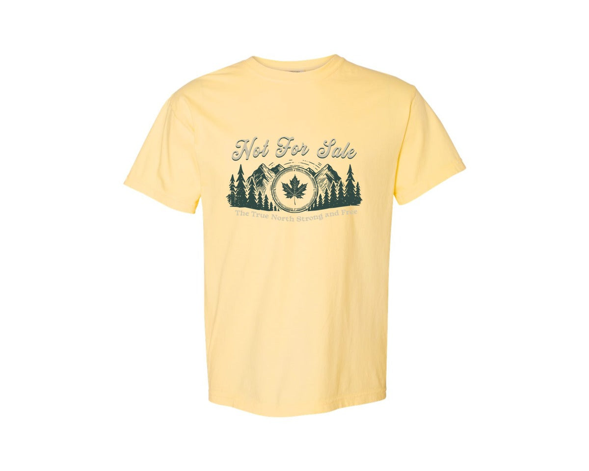 brand:Comfort Colors|color:Butter|Canada Is Not For Sale T Shirt Design 11 Graphic T-Shirt