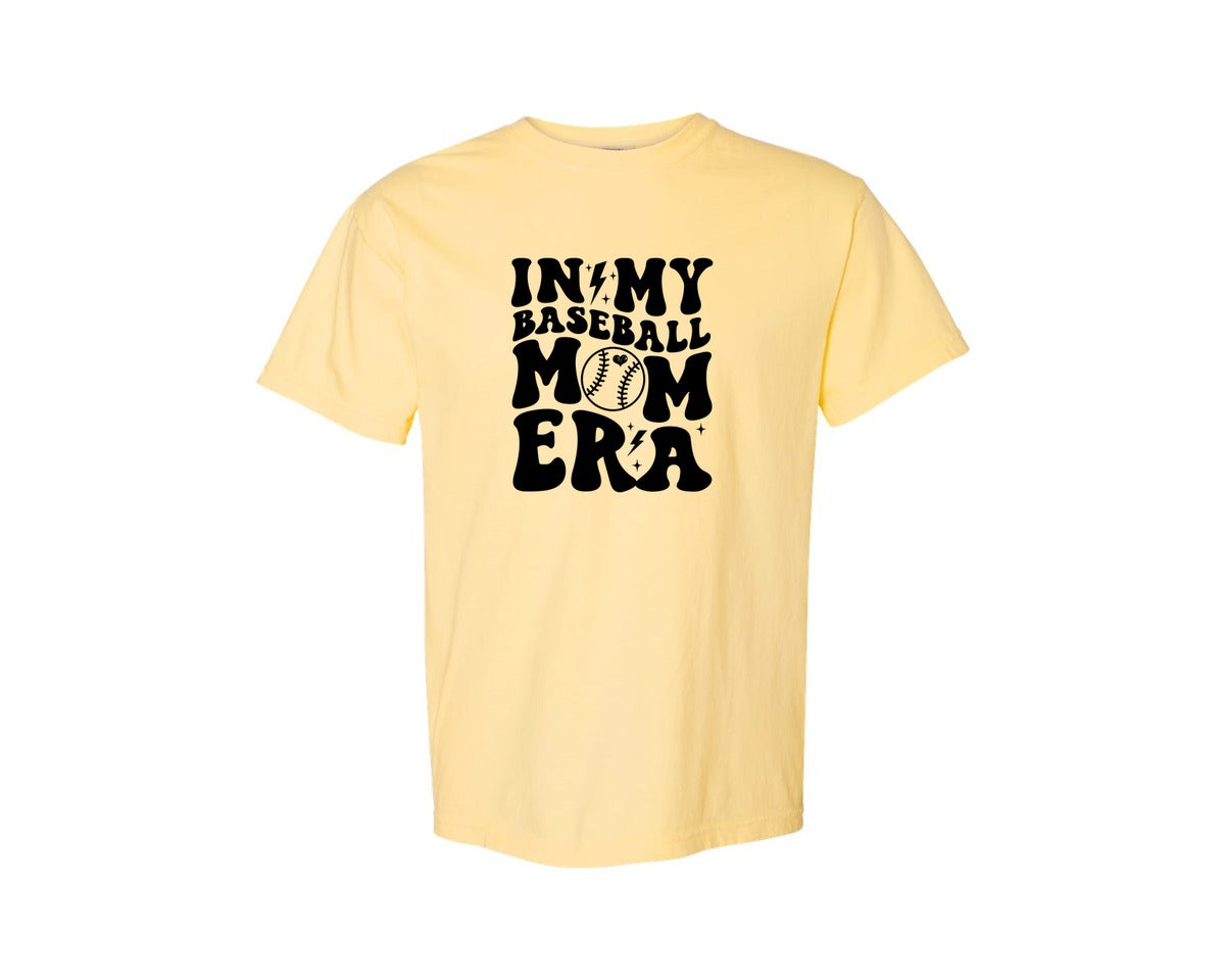 brand:Comfort Colors|color:Butter|Retro Sports Mom In My Mom Era Graphic T-Shirt