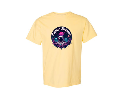 brand:Comfort Colors|color:Butter|Cosmic Dreamer T Shirt Design Graphic T-Shirt