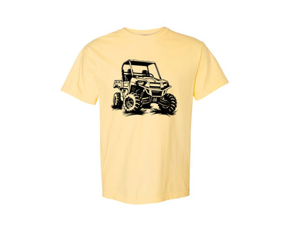 brand:Comfort Colors|color:Butter|Atv Atv Riding Graphic T-Shirt