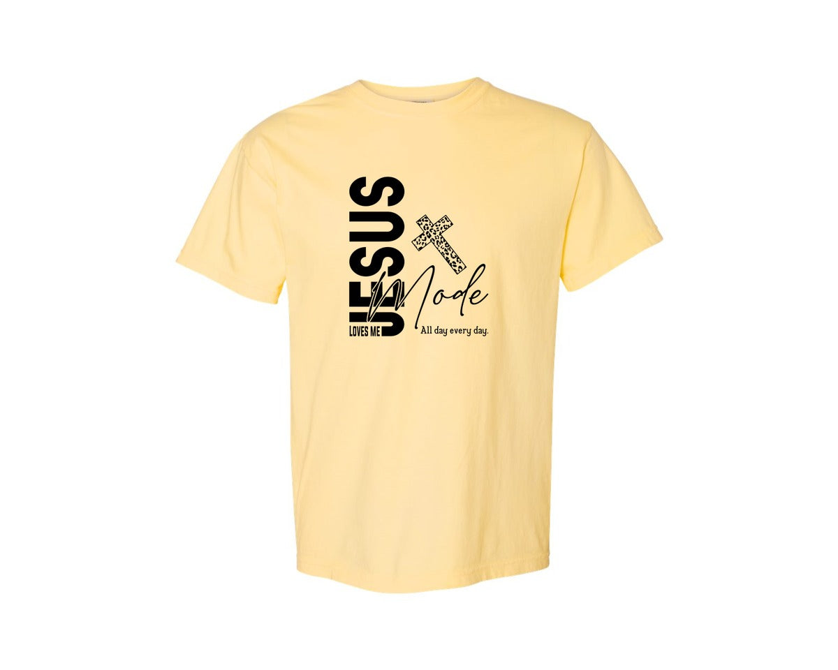 brand:Comfort Colors|color:Butter|Jesus Loves Me Love Like Jesus Graphic T-Shirt