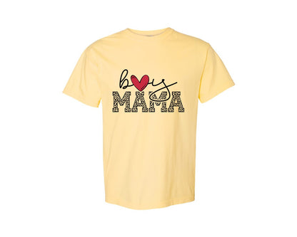 brand:Comfort Colors|color:Butter|Boy Mama Mama Boy 2 Graphic T-Shirt