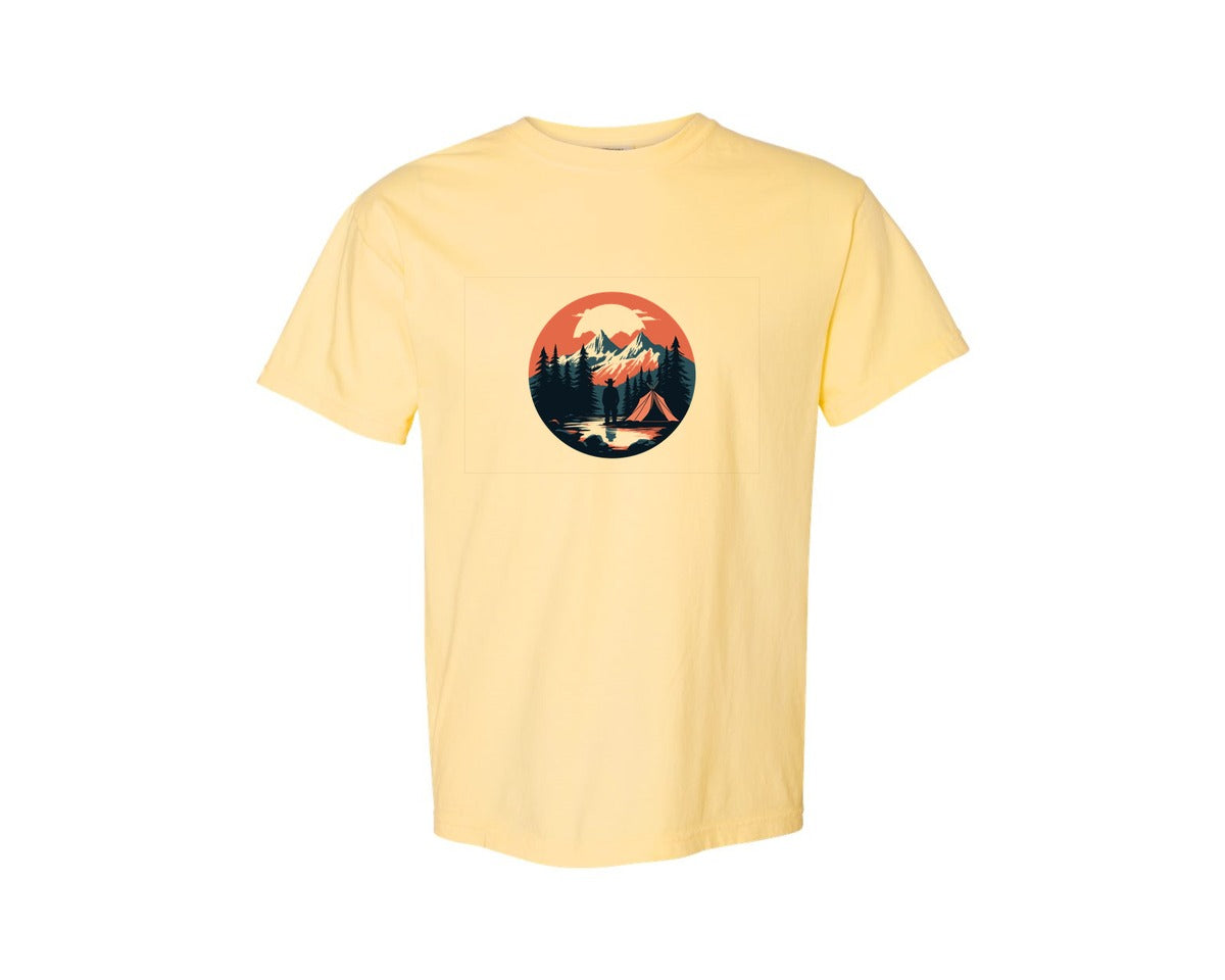 brand:Comfort Colors|color:Butter|Camping T Shirt Vector Design 6 Graphic T-Shirt