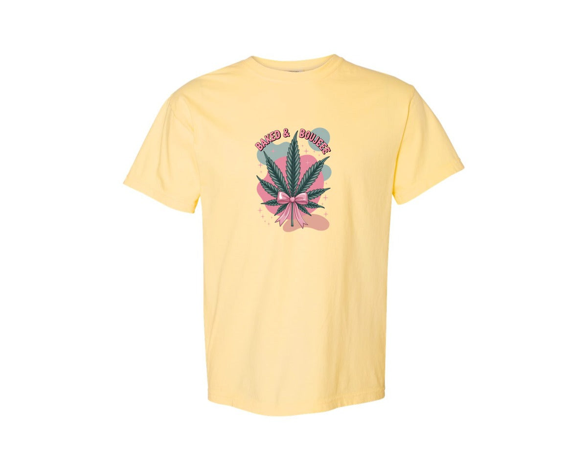 brand:Comfort Colors|color:Butter|Baked Boujee Funny 3 Graphic T-Shirt