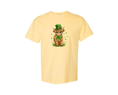 brand:Comfort Colors|color:Butter|Happy Easter Bunnies With Basket Cu 2 Graphic T-Shirt