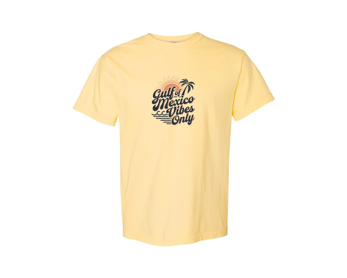 brand:Comfort Colors|color:Butter|Gulf Of Mexico Vibes Only 4 Graphic T-Shirt