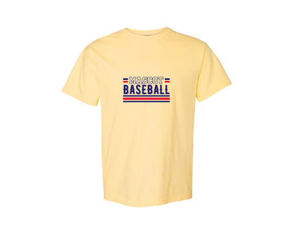 brand:Comfort Colors|color:Butter|Baseball Team Baseball Mom 2 Graphic T-Shirt