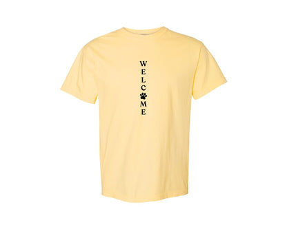 brand:Comfort Colors|color:Butter|Welcome Porch Sign 22 Graphic T-Shirt