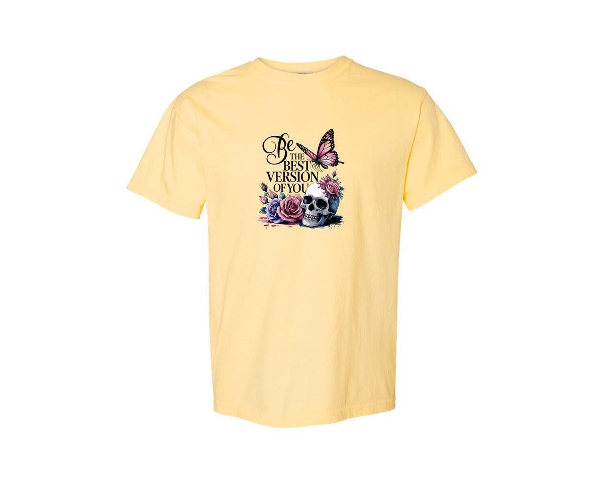 brand:Comfort Colors|color:Butter|Be The Best Version Of You Self Love 2 Graphic T-Shirt