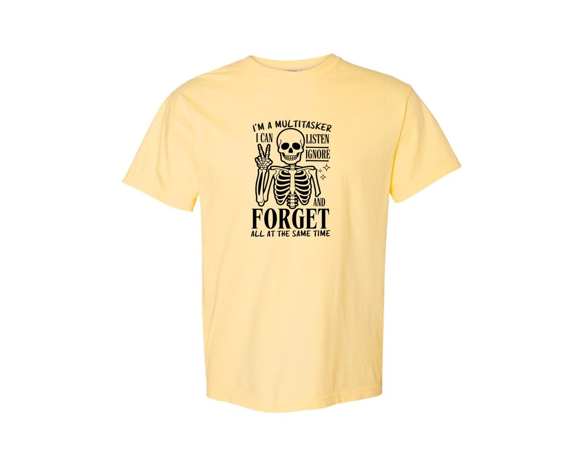 brand:Comfort Colors|color:Butter|Im A Multitasker Office Humor Graphic T-Shirt