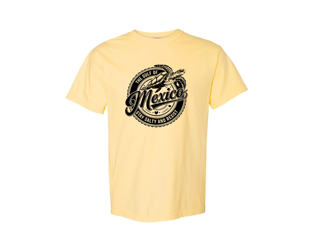 brand:Comfort Colors|color:Butter|Gulf Of Mexico Turtle Beach Graphic T-Shirt