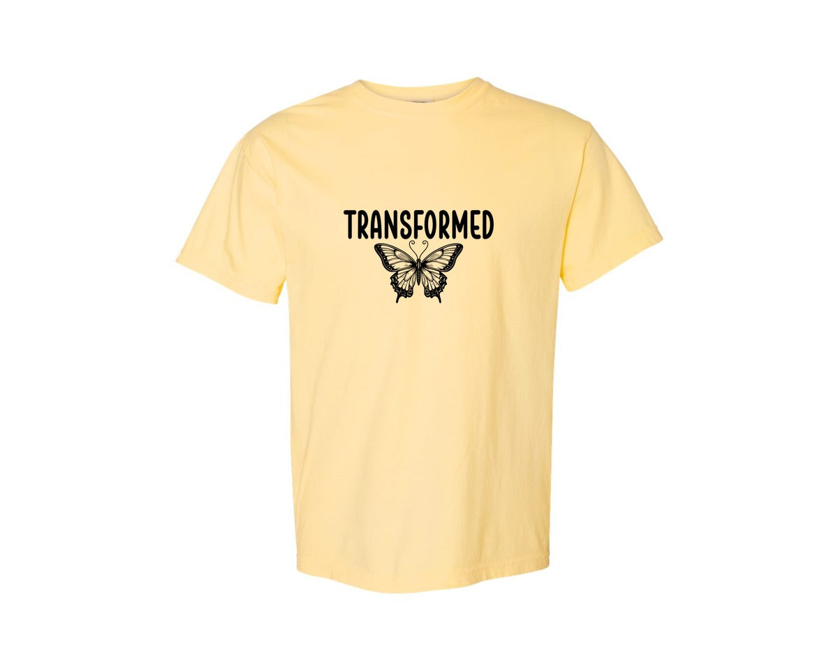 brand:Comfort Colors|color:Butter|Boho Christian Sleeve Design Graphic T-Shirt