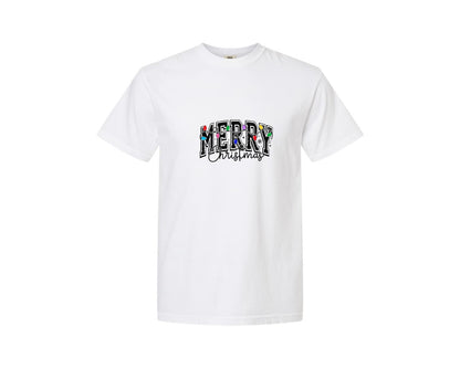brand:Comfort Colors|color:White|merry-christmas-lights-svgchristmas-graphic-t-shirt