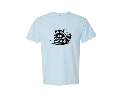 brand:Comfort Colors|color:Chambray|Raccoon Design 2 Graphic T-Shirt