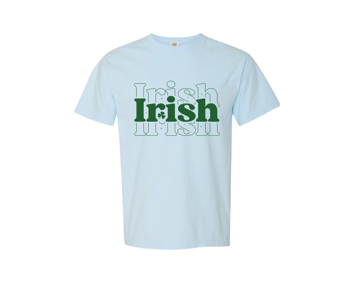 brand:Comfort Colors|color:Chambray|Irish St Patricks Day 3 Graphic T-Shirt