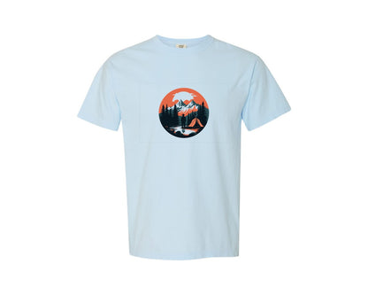 brand:Comfort Colors|color:Chambray|Camping T Shirt Vector Design 6 Graphic T-Shirt