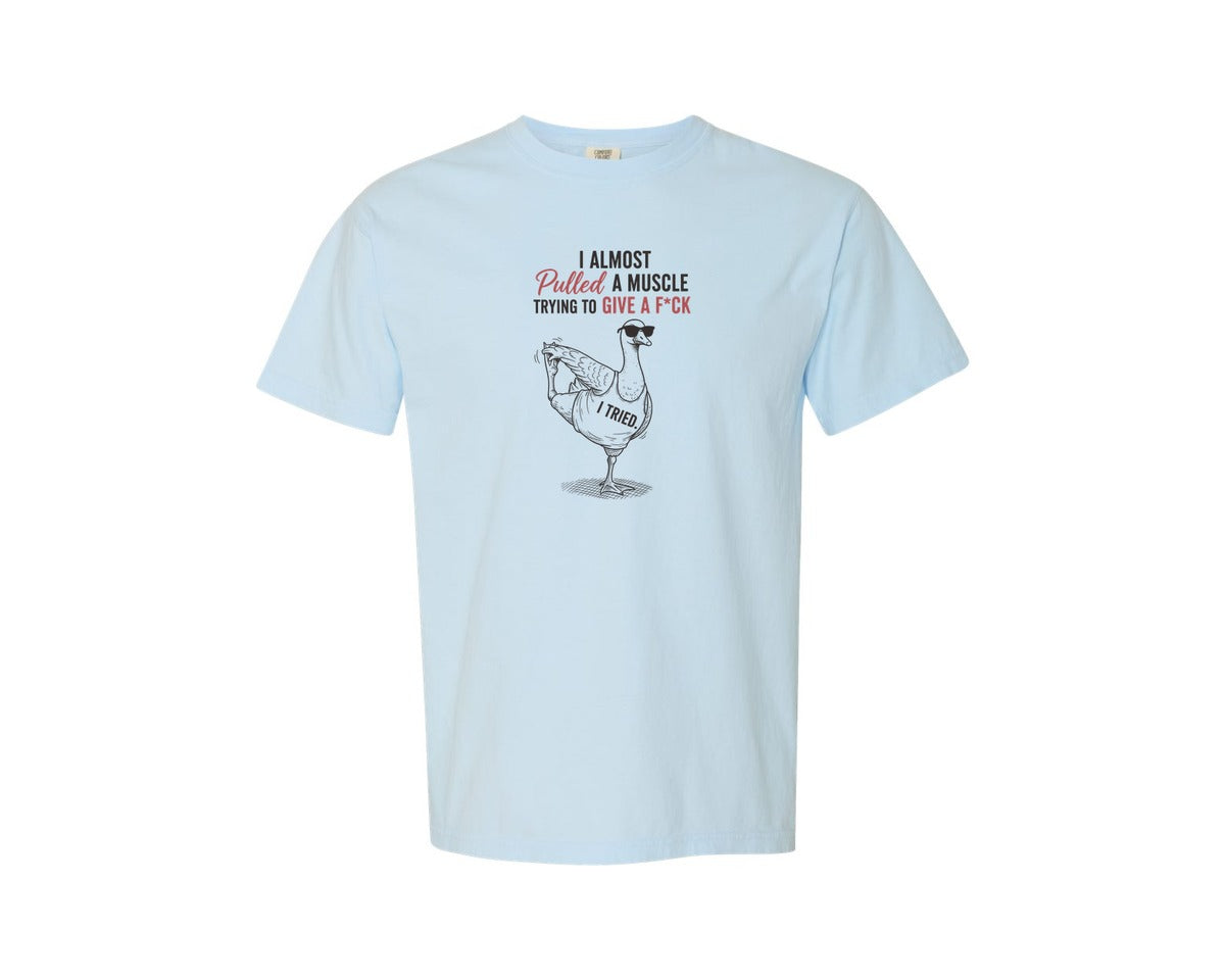 brand:Comfort Colors|color:Chambray|Funny Sarcastic Goosesassy Quote Graphic T-Shirt